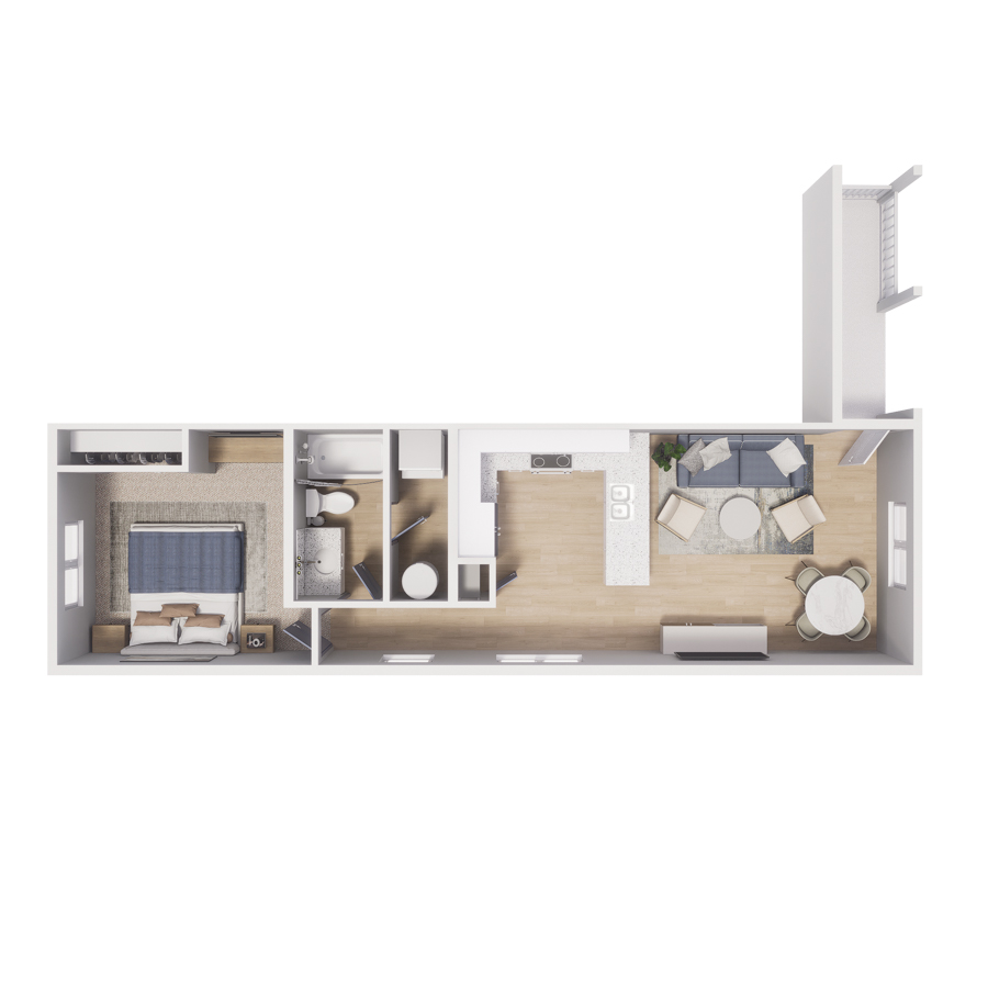 A2 floor plan