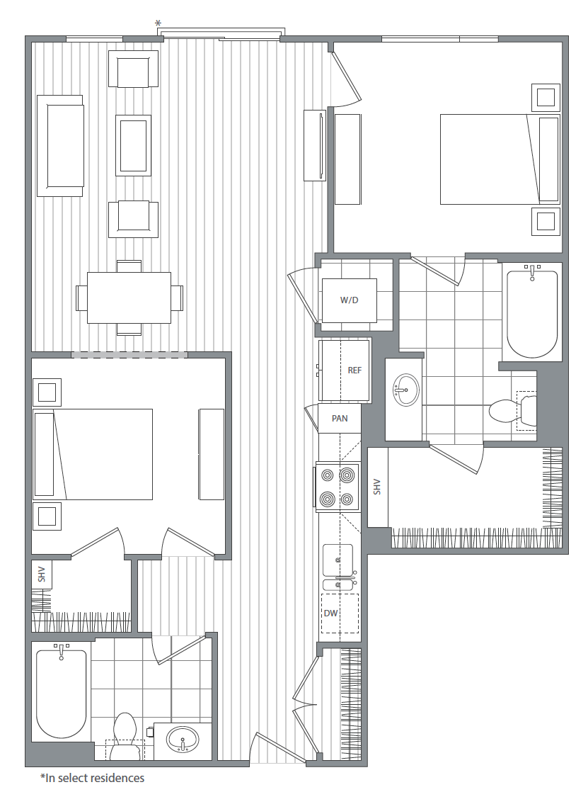 H floor plan