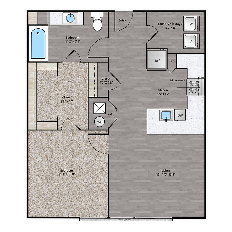 A1 floor plan