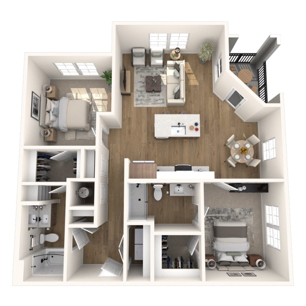 B2 floor plan