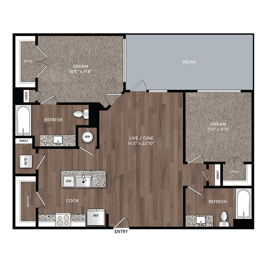 B2 floor plan