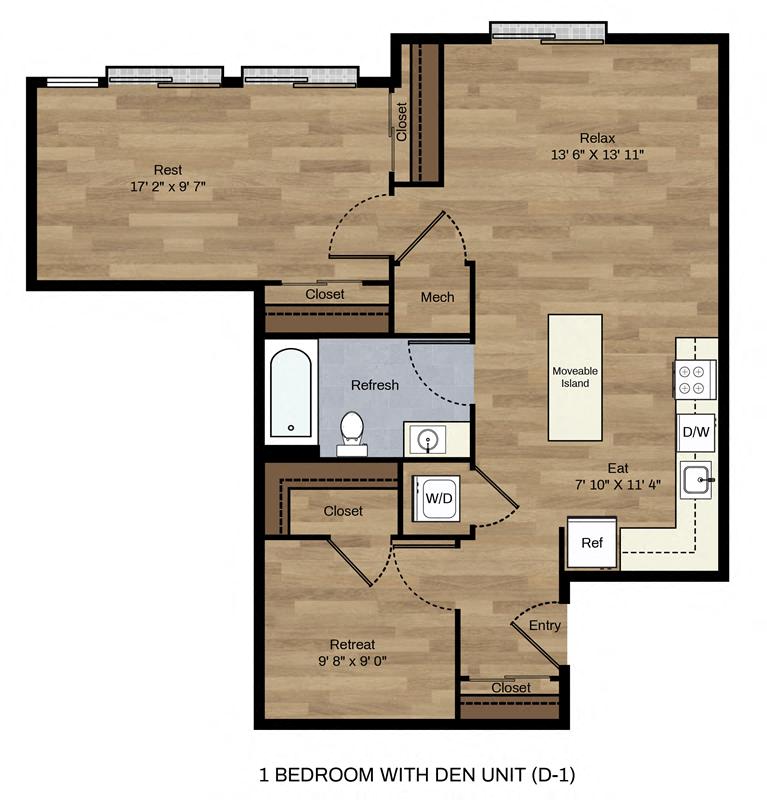 D-1 floor plan