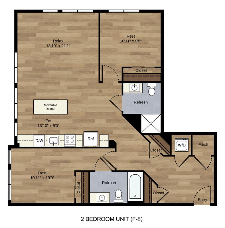F-8A floor plan