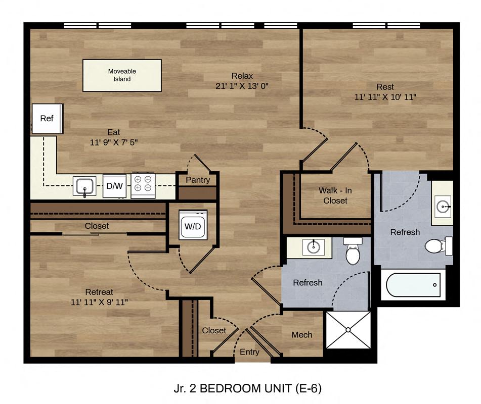 E-6 floor plan
