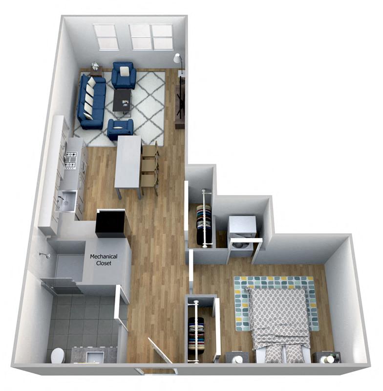 B-1 floor plan