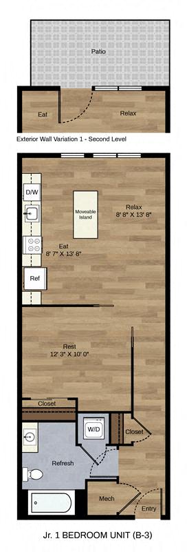 B-3 floor plan