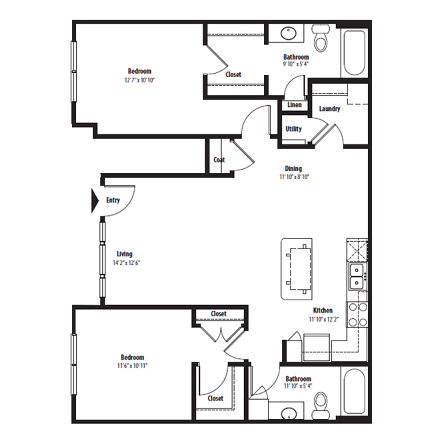 B2 floor plan