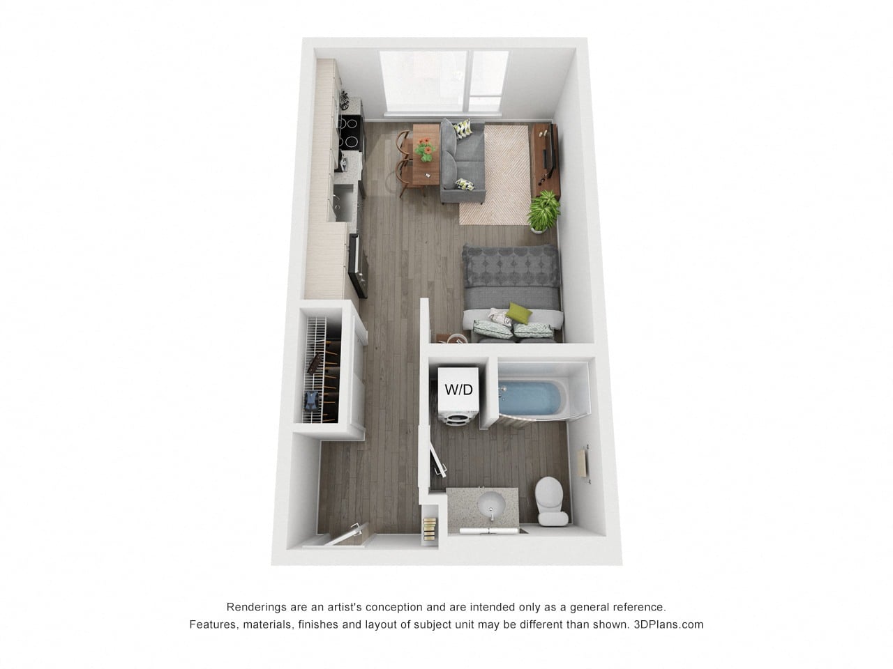 Studio floor plan