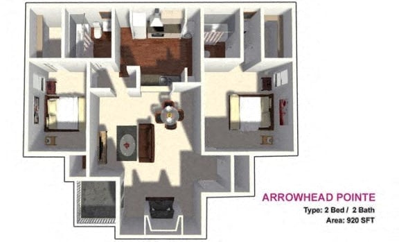 2x2 junior floor plan