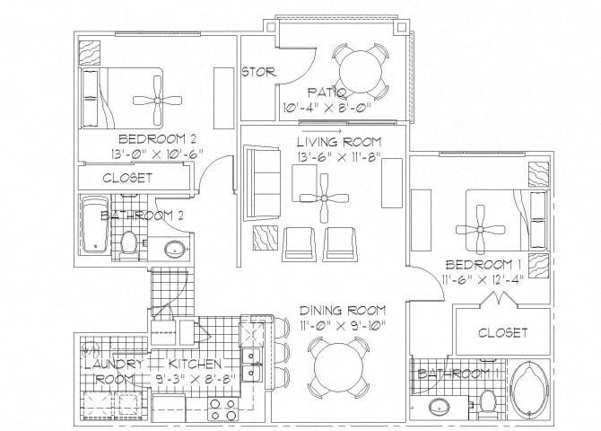 Ciboney (B1) floor plan