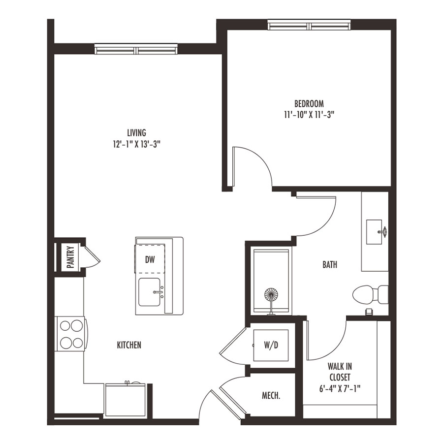 A1 floor plan