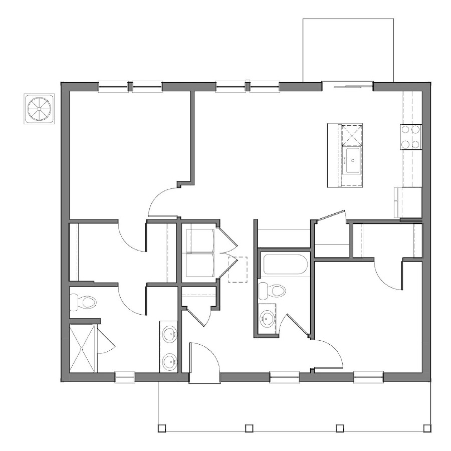 2B floor plan