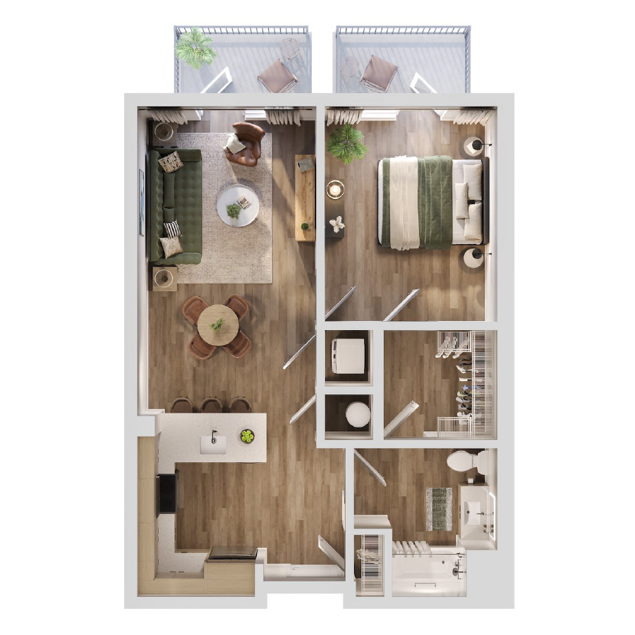 A2 floor plan