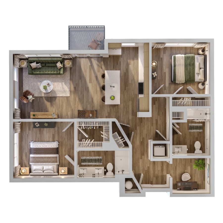 B6D floor plan