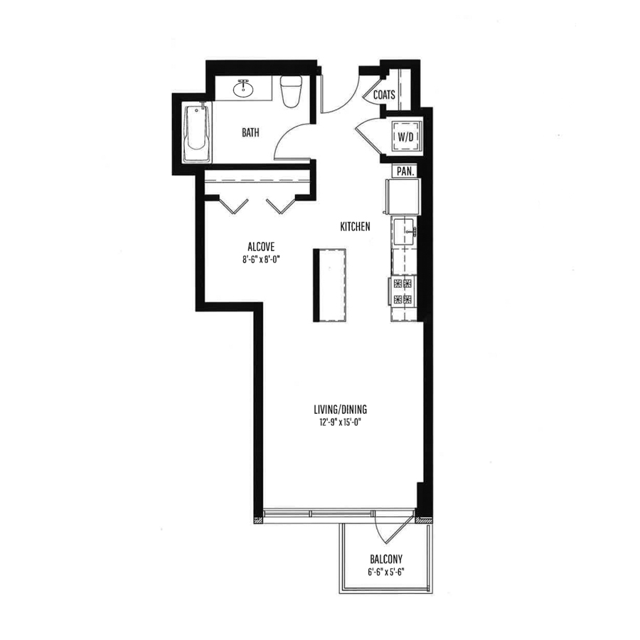 Unit 0817 floor plan