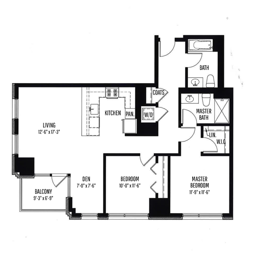 Unit 0715 floor plan