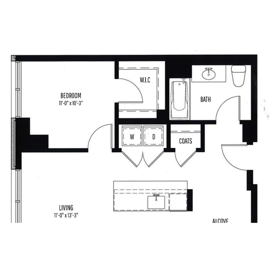 Unit 0921 floor plan
