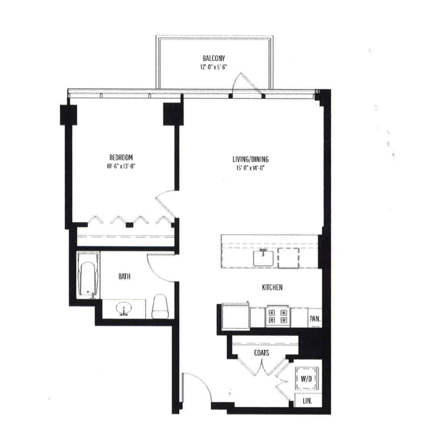 Unit 0505 floor plan