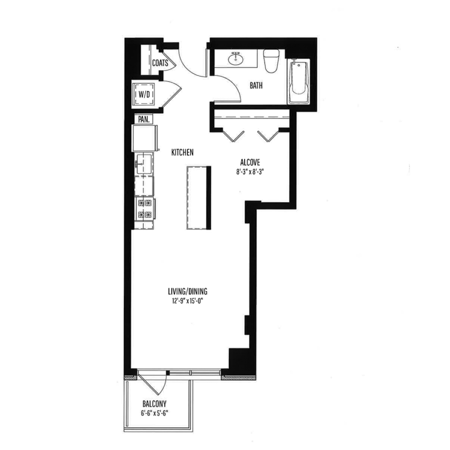 Unit 0720 floor plan