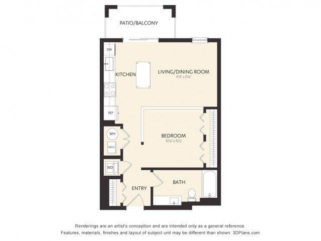 A2 floor plan