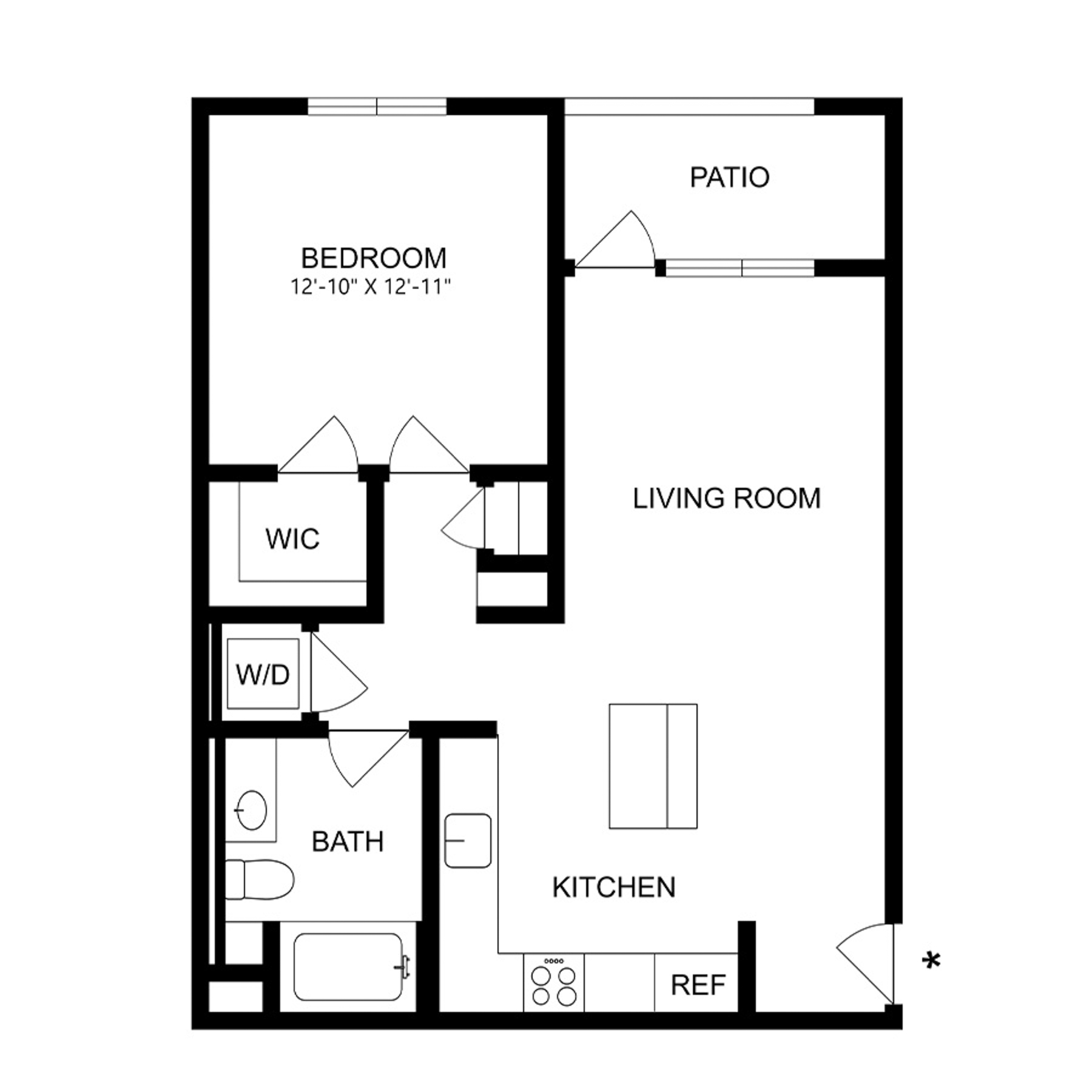 A2A floor plan