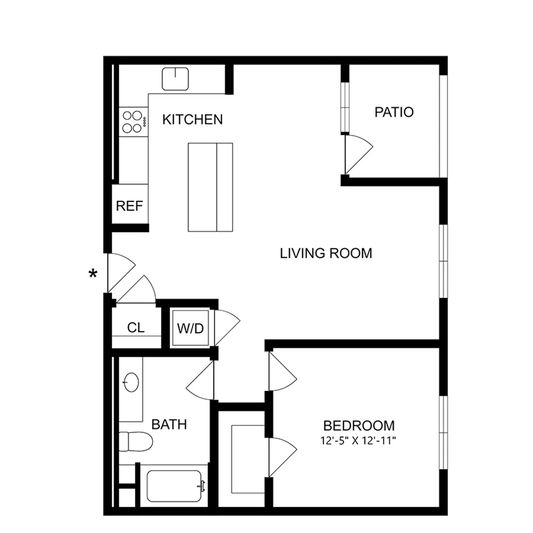 A1B floor plan