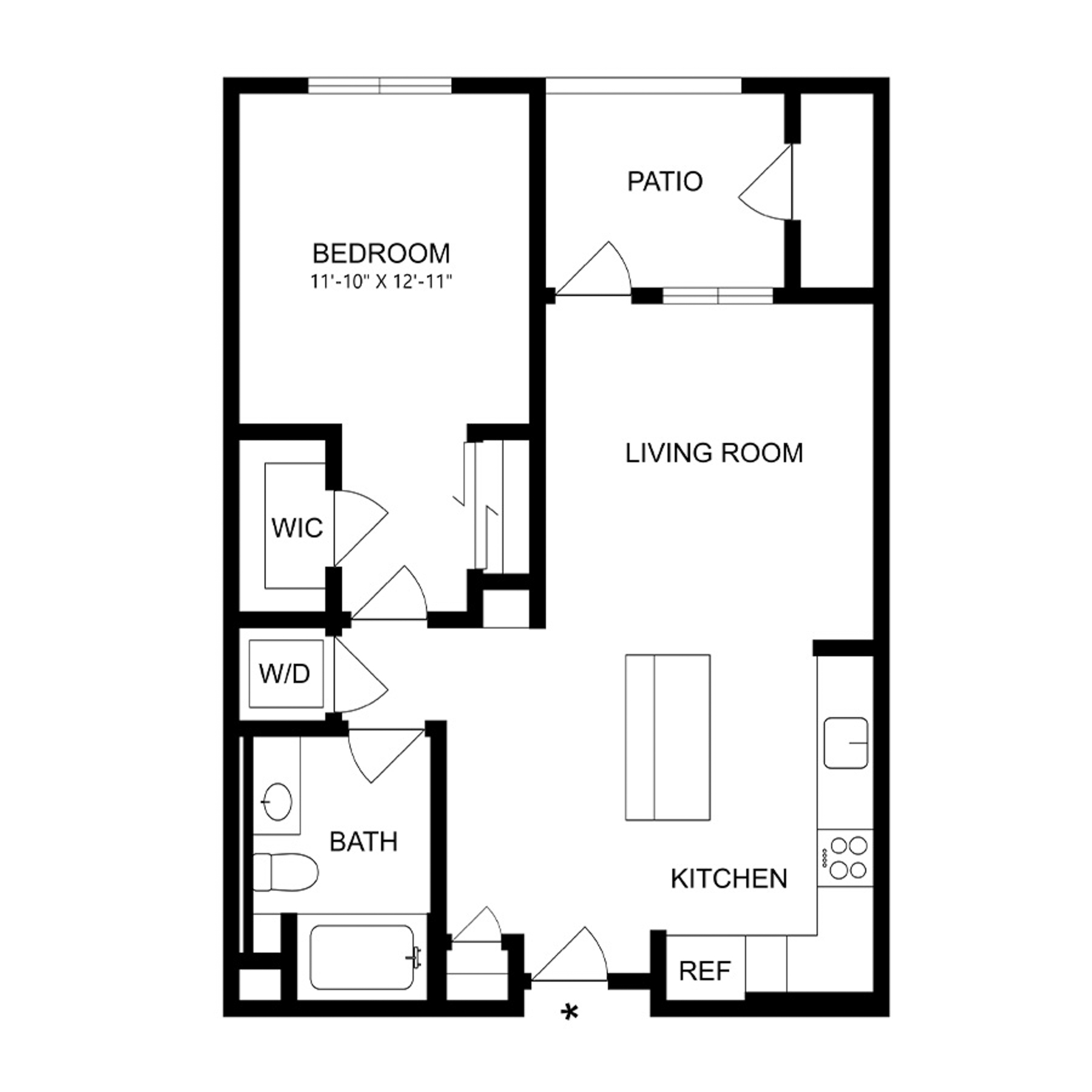 A2B floor plan
