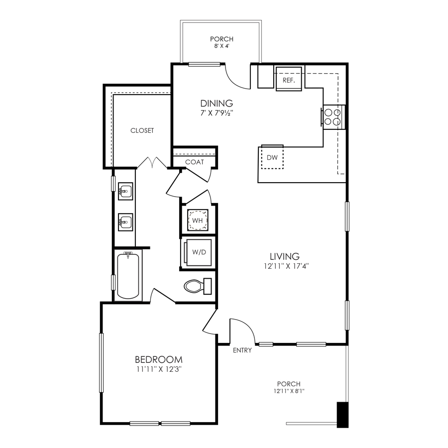 SF - A1 floor plan