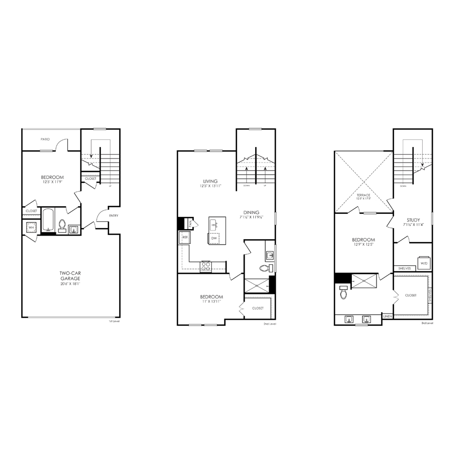 TH - 2 floor plan