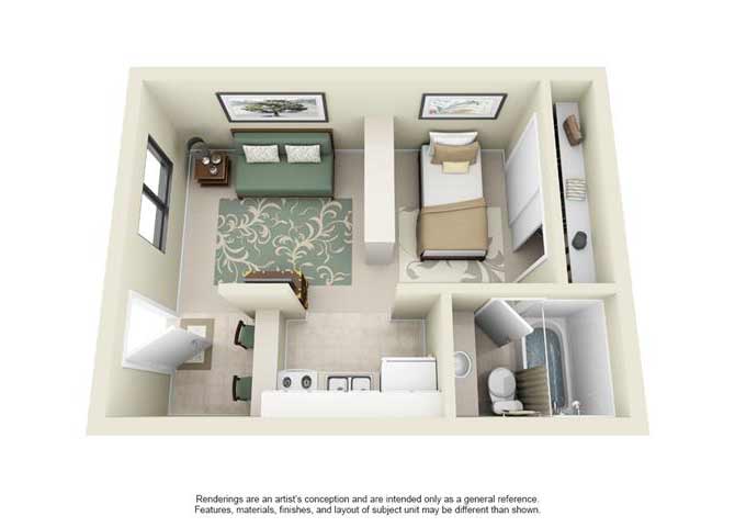 Studio floor plan