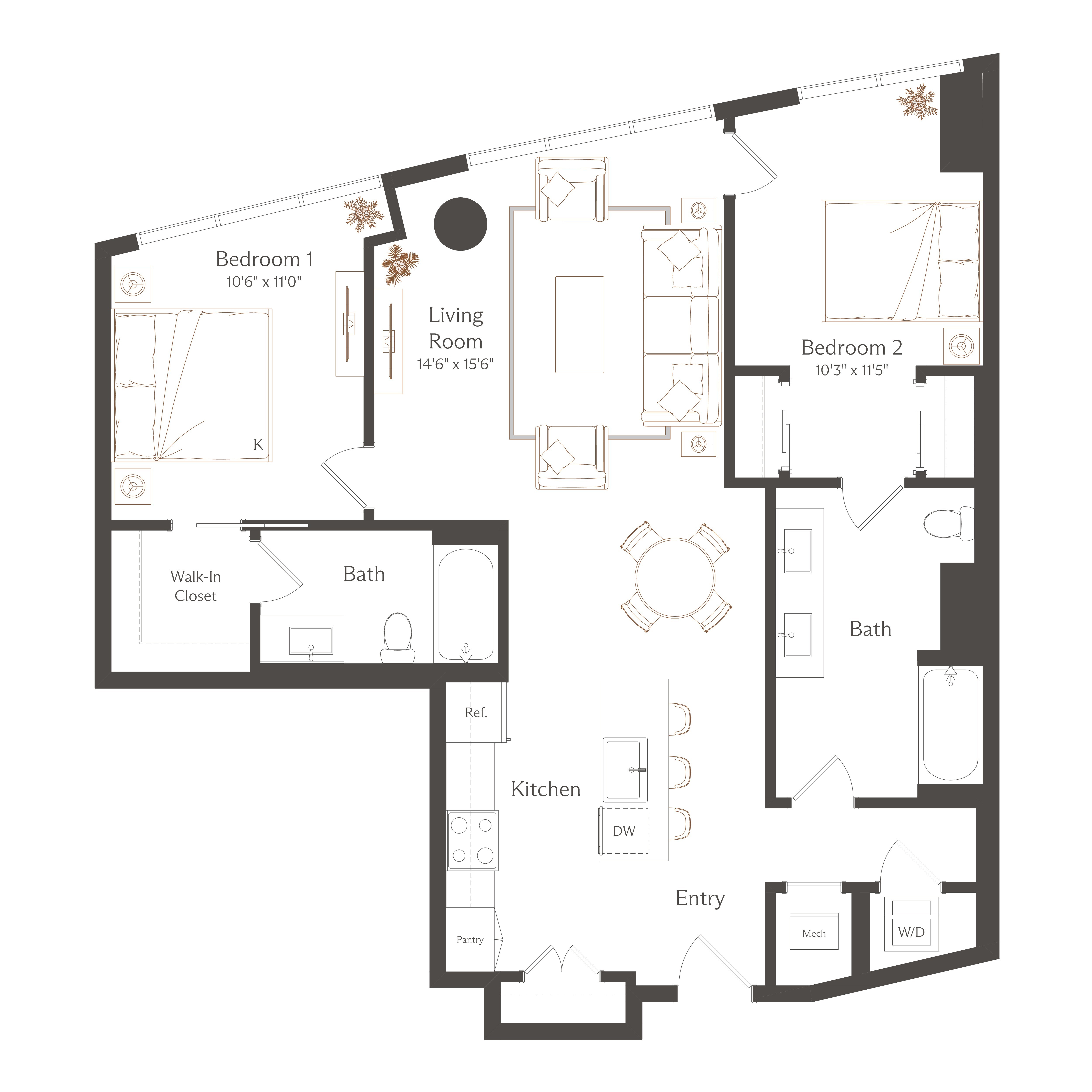 B2 floor plan