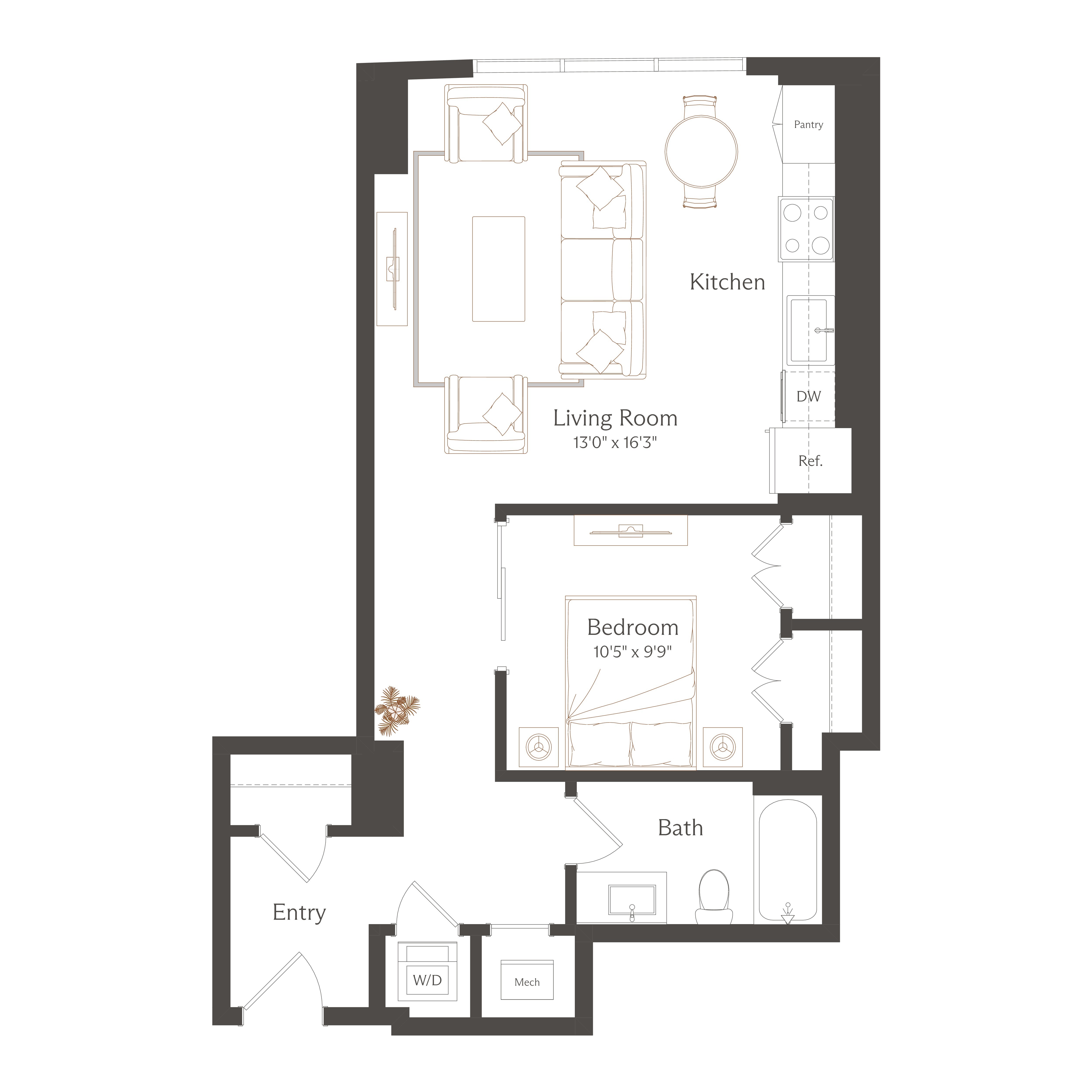 AU2 floor plan