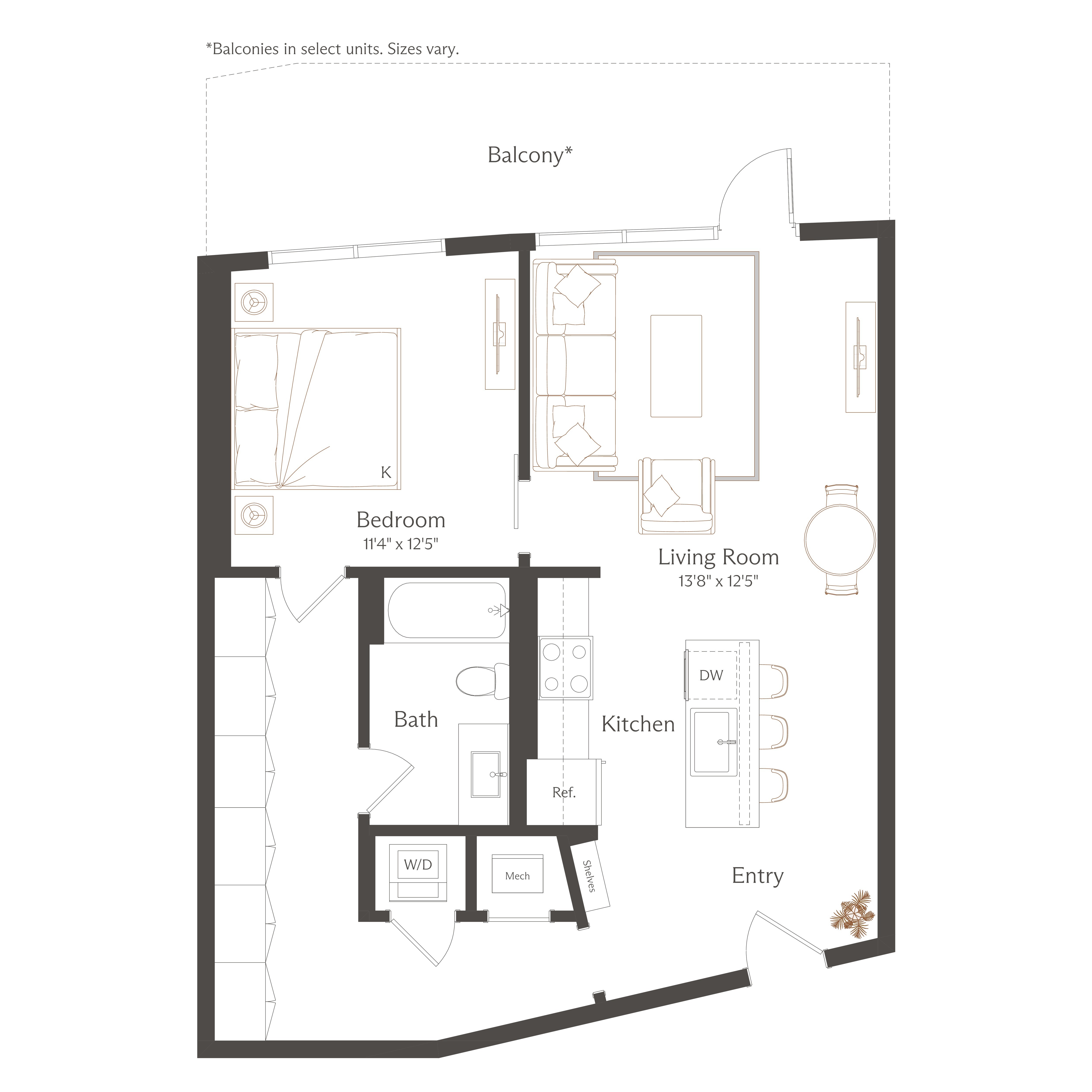 A2 floor plan