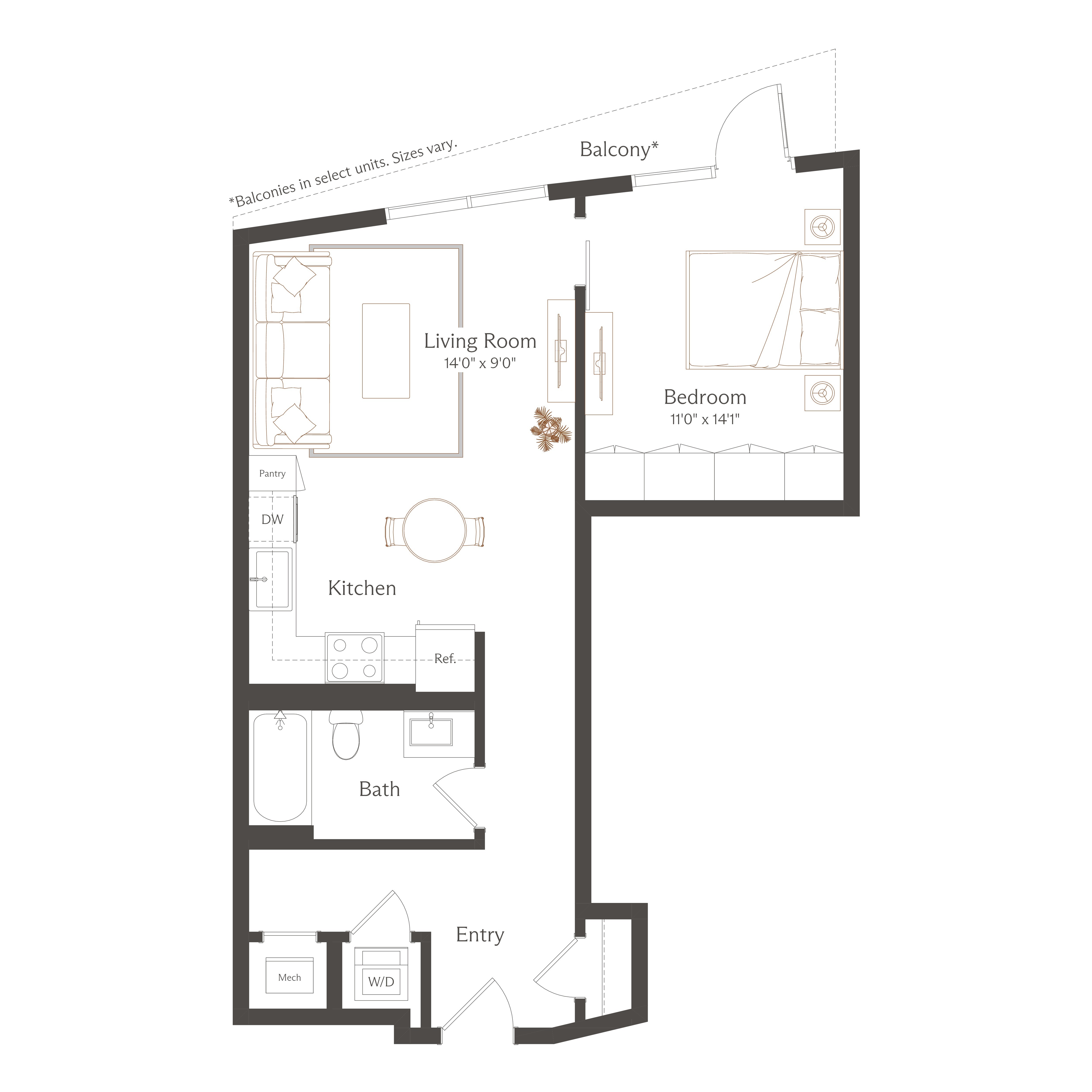 A6 floor plan