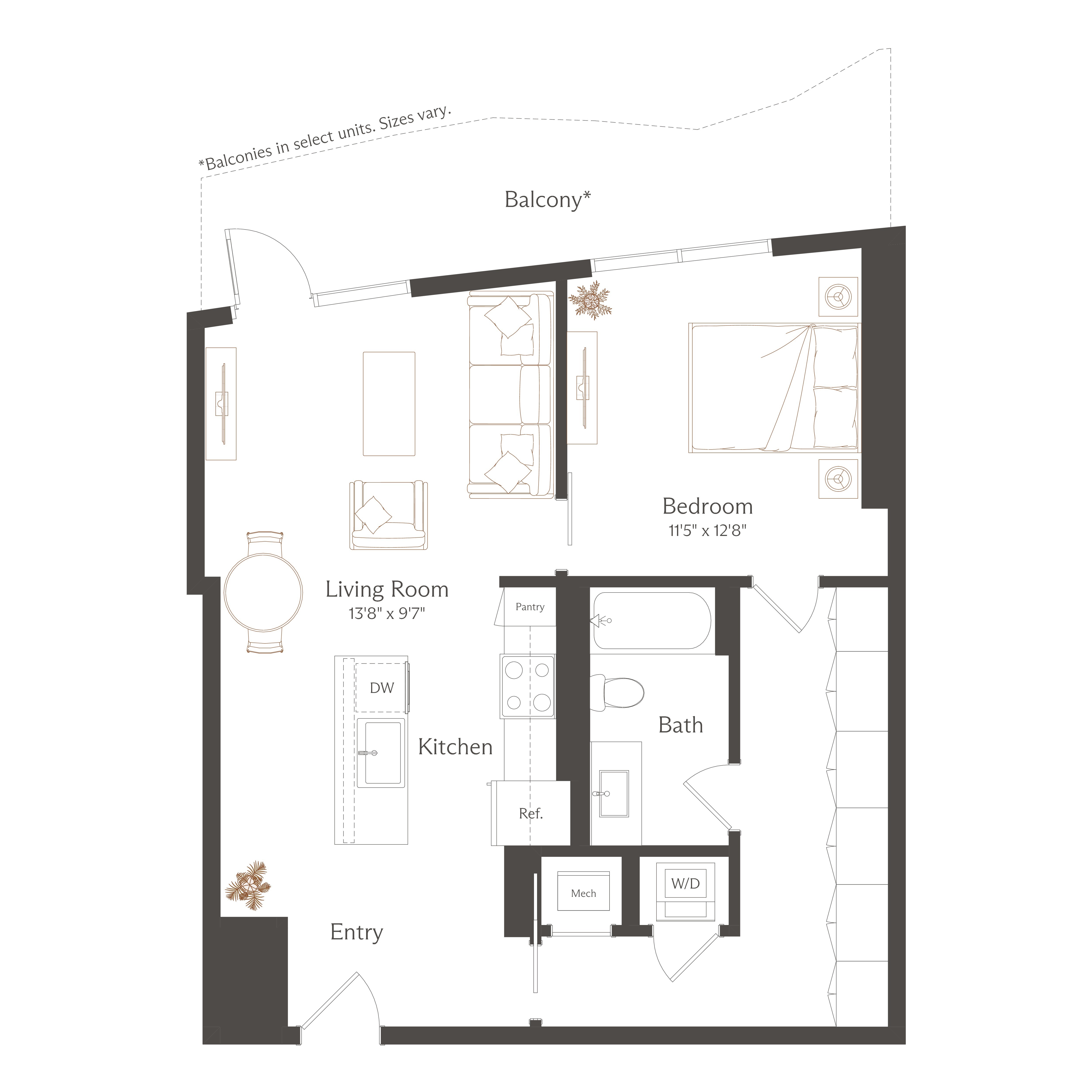 A1 floor plan