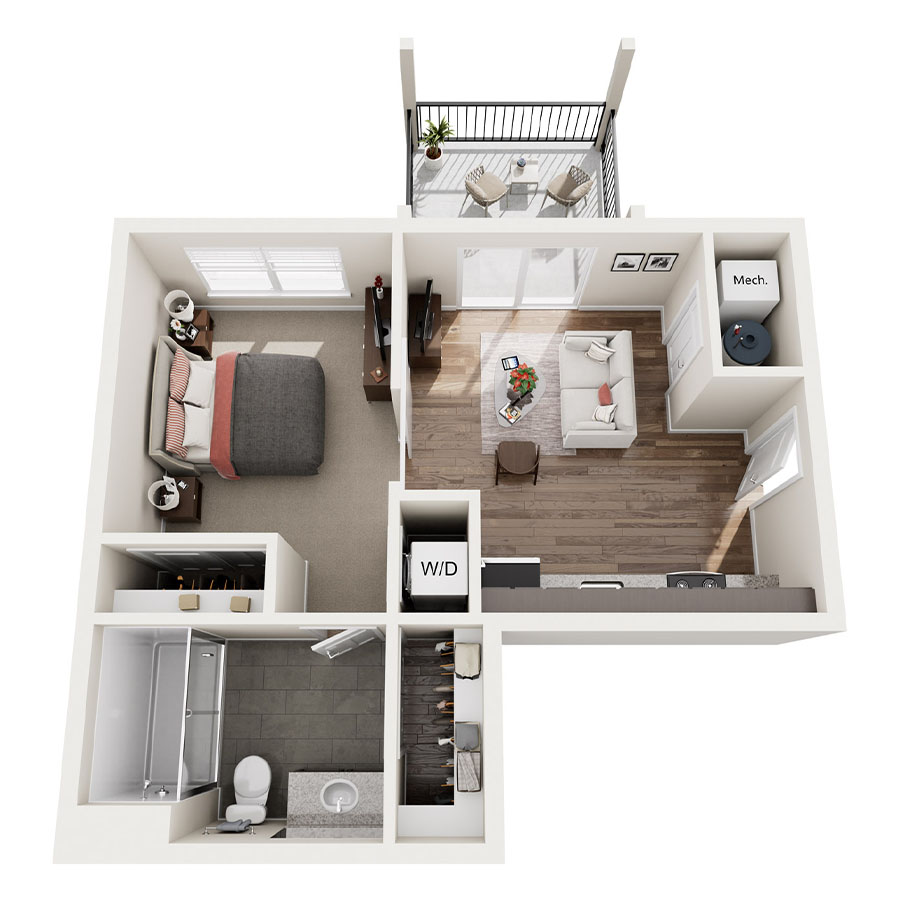 Buckwheat floor plan