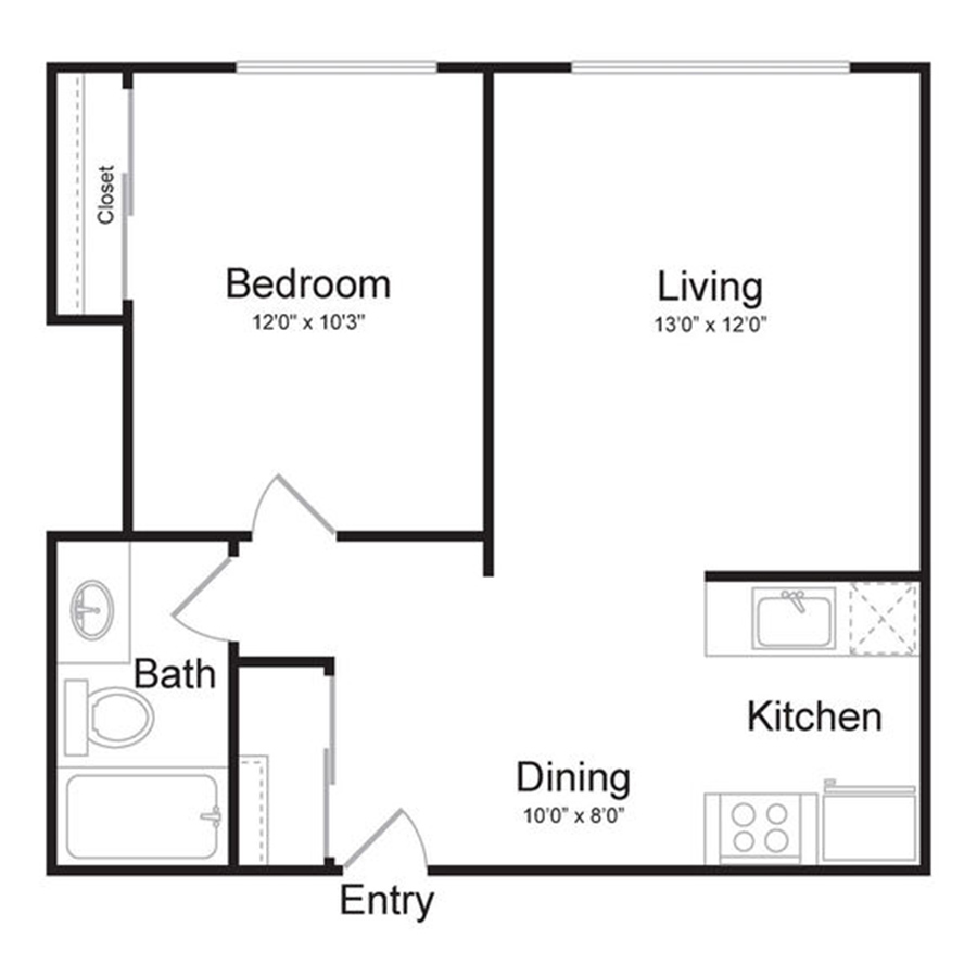 A1 floor plan