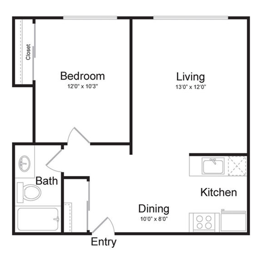 A2 floor plan