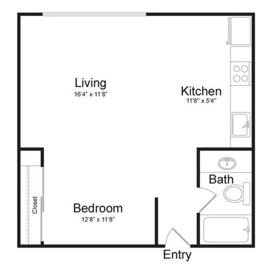Studio floor plan