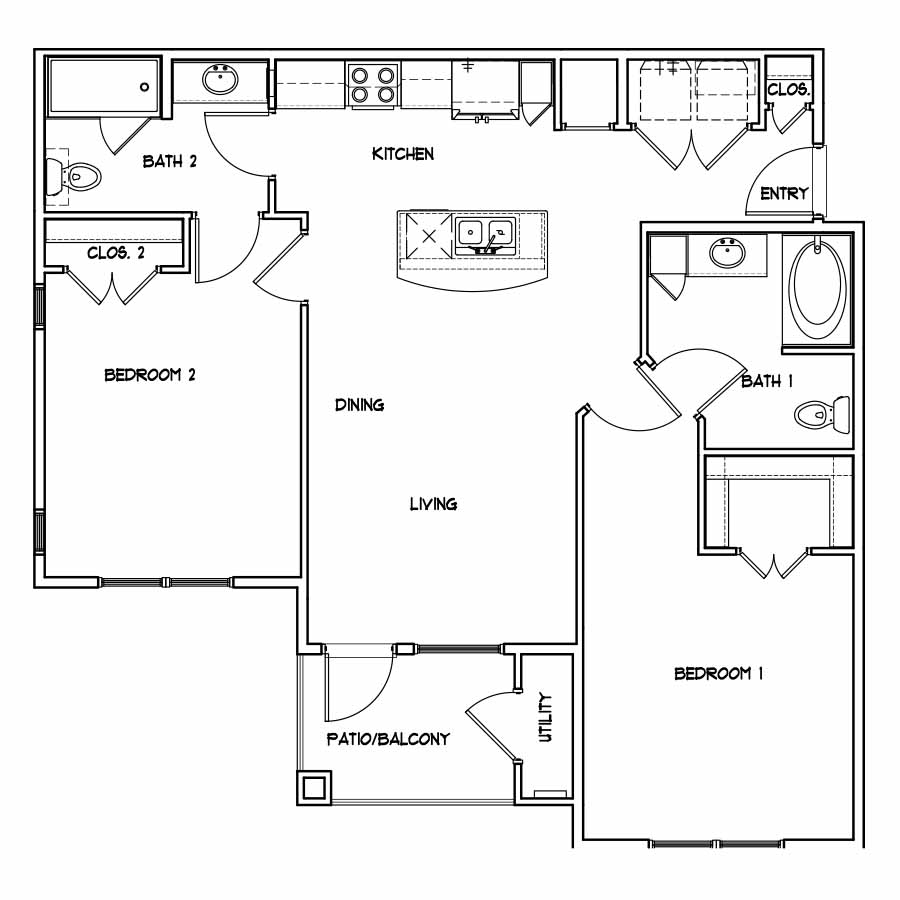Louie  Efficiency floor plan