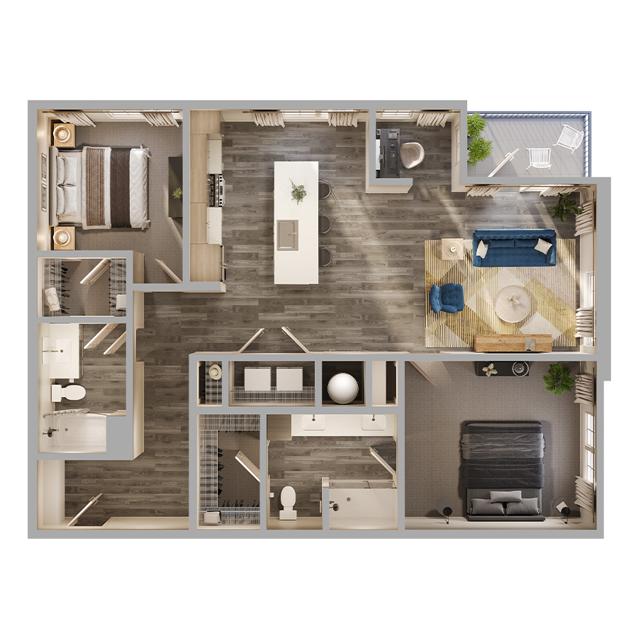 B6D floor plan