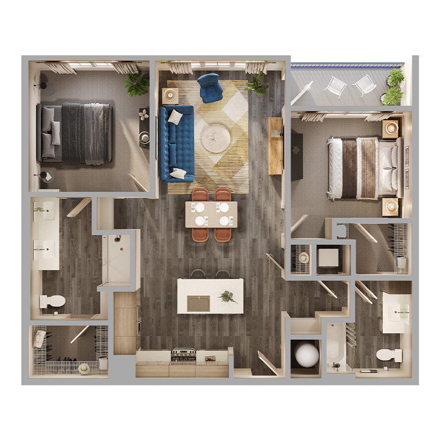 B2 floor plan