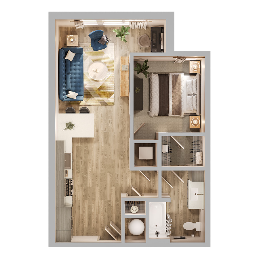 A1P floor plan