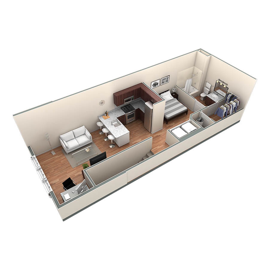 Studio Grand Overlook floor plan
