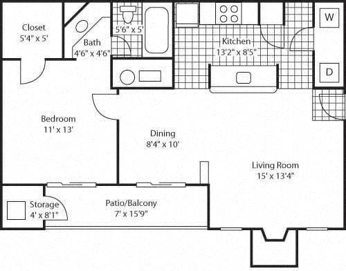 A2-Classic floor plan