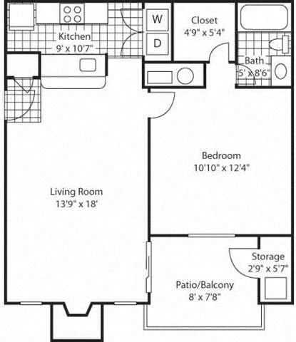A1-Classic floor plan