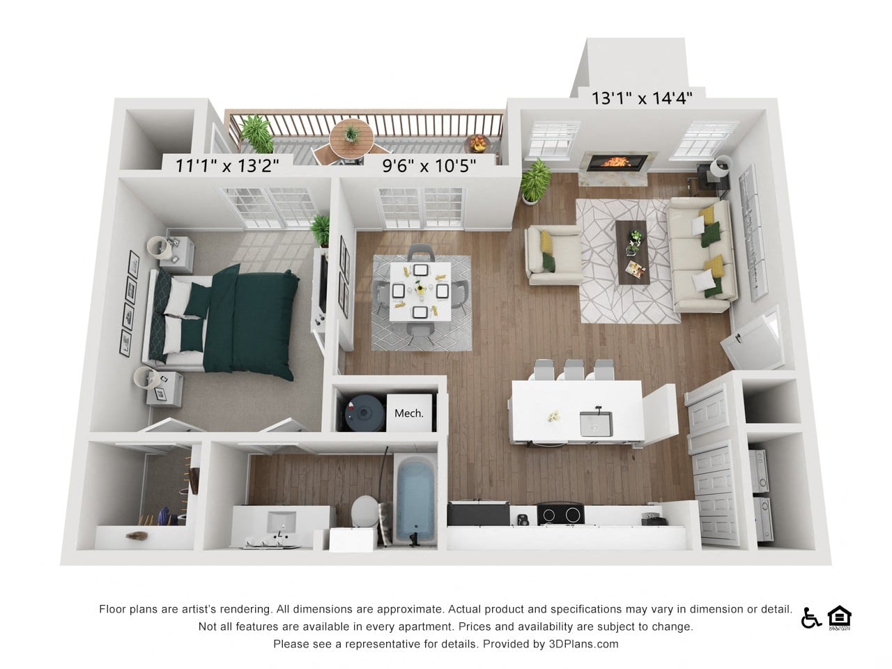 A2 floor plan