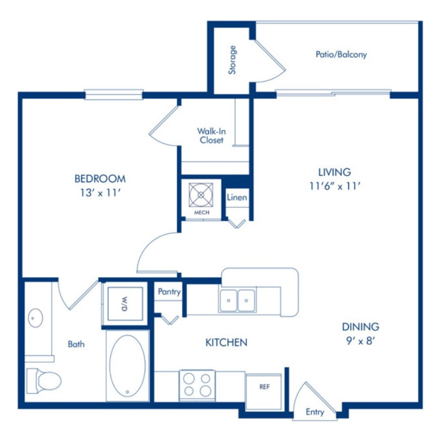 A floor plan