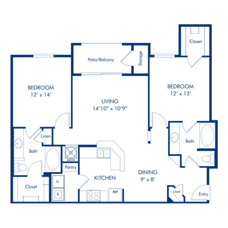 C floor plan