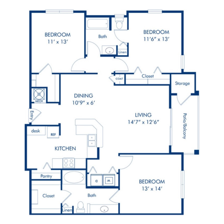 D floor plan